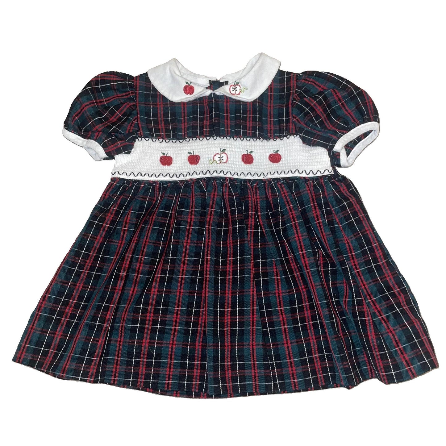 apple-a-day dress and bloomers set ♡ 9-12M