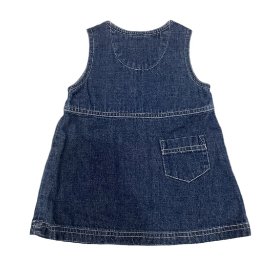 ballerina dreams denim overall dress ♡ 3-6M