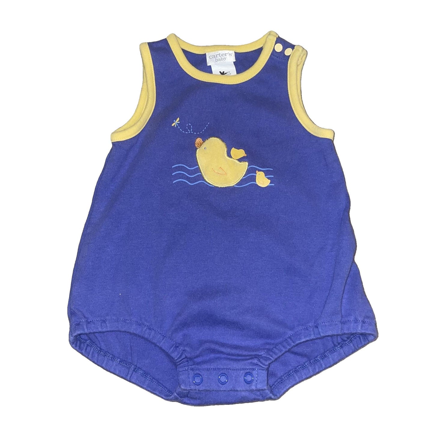 rubber ducky romper ♡ 6-9M