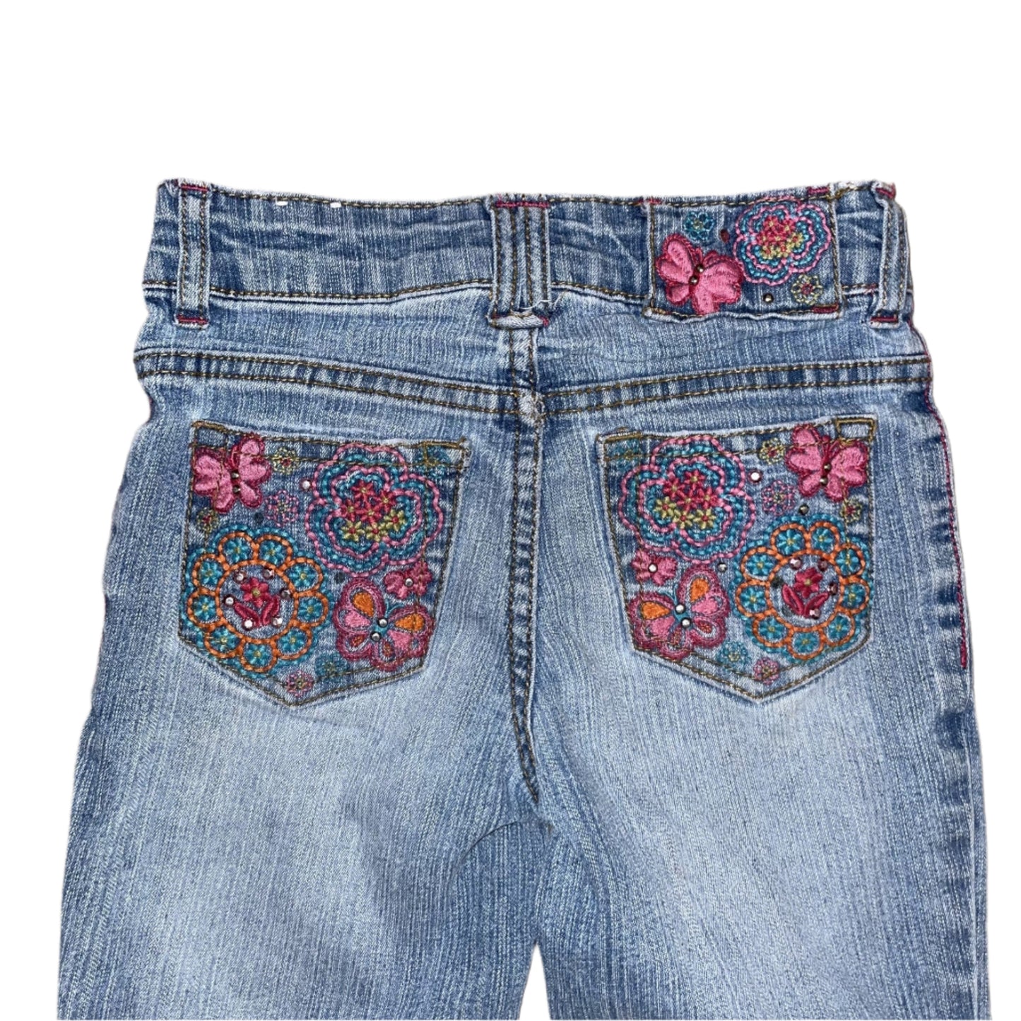 butterfly disco diva jeans ♡ 6Y