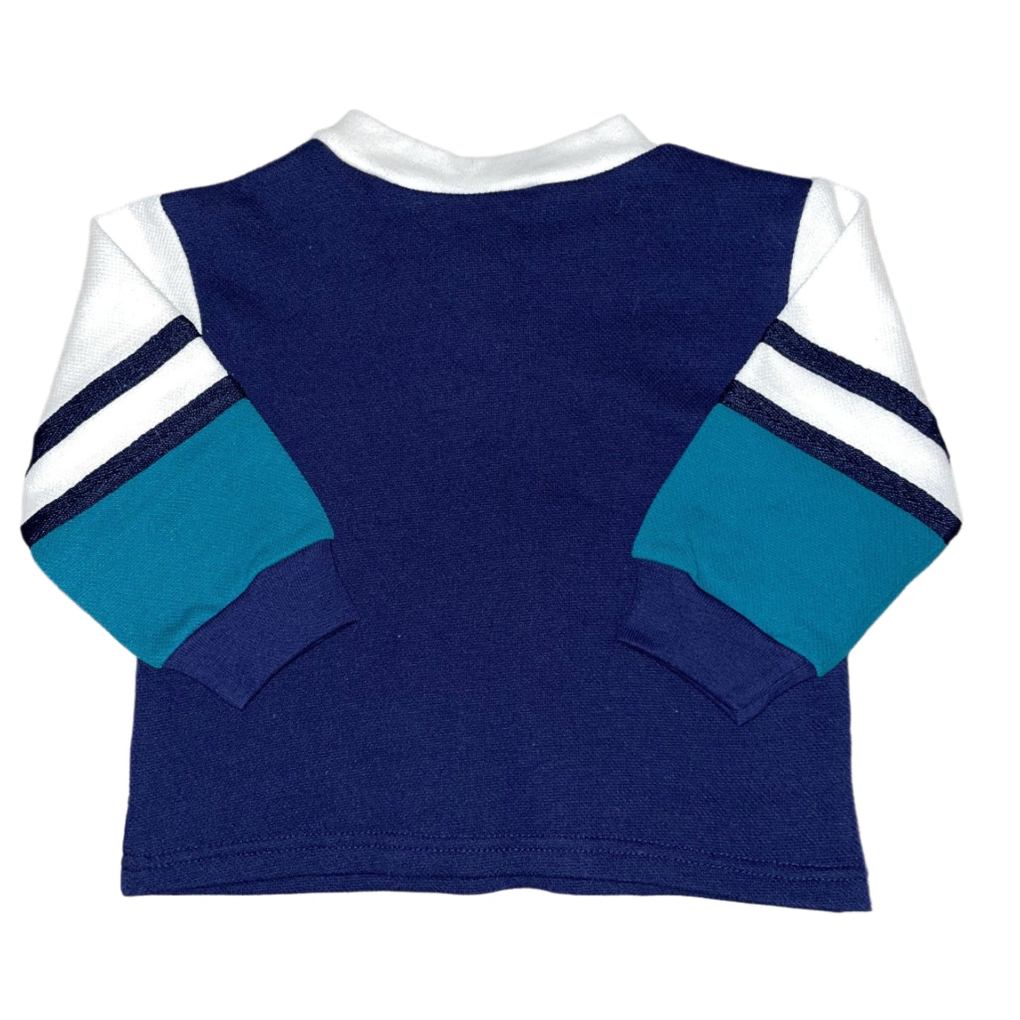strike jersey-esque top ♡ 18M