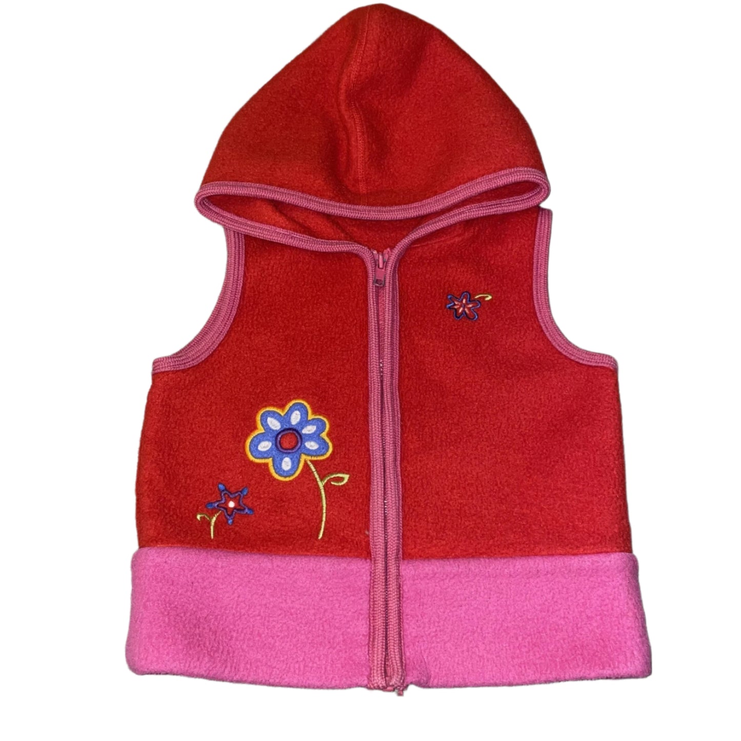 run and play fleece vest ♡ 4T