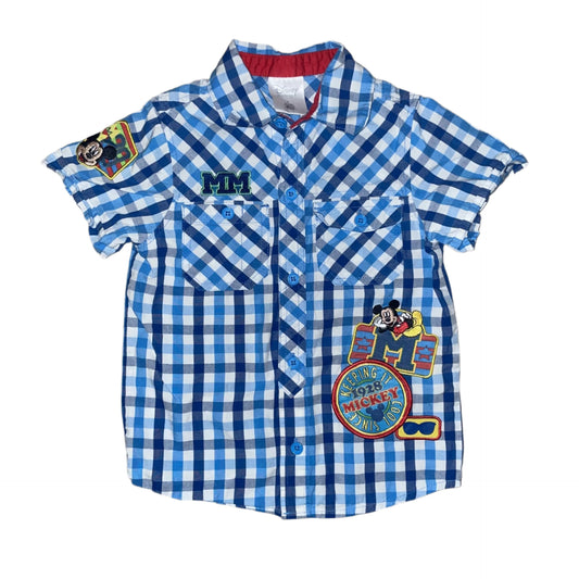 mickey button-up top ♡ 3T
