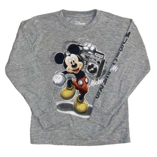 ok turn up mickey long sleeve t-shirt ♡ YOUTH S