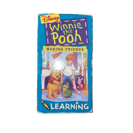 winnie the pooh: making friends cassette tape